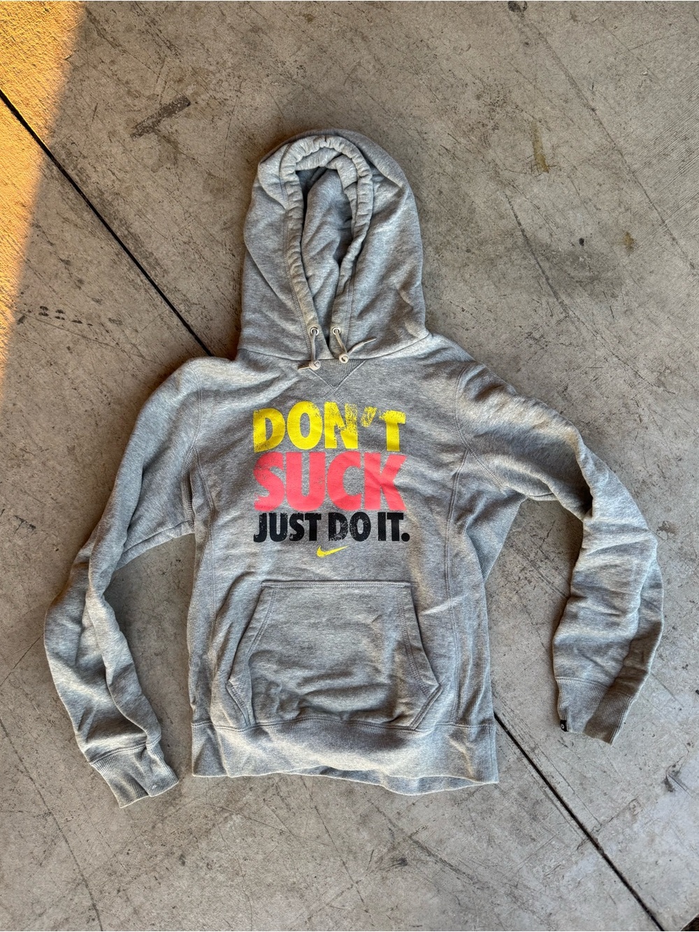 Nike the Athletic Dept Do It Hoodie Gray